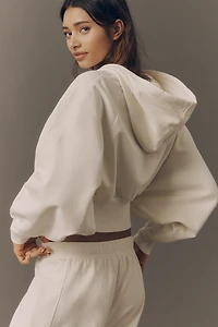 Daily Practice Washed to Shore Cotton Cropped Sweatshirt