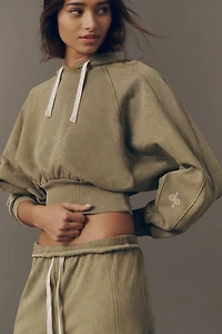 Daily Practice Washed to Shore Cotton Cropped Sweatshirt