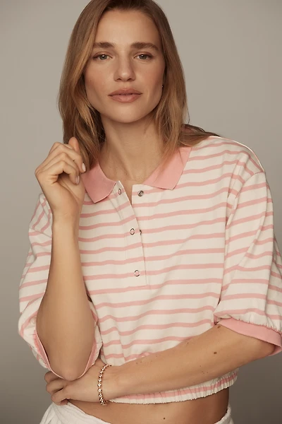 Daily Practice Short-Sleeve Polo Top