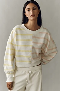 Daily Practice Cotton Stripe Long Sleeve Top