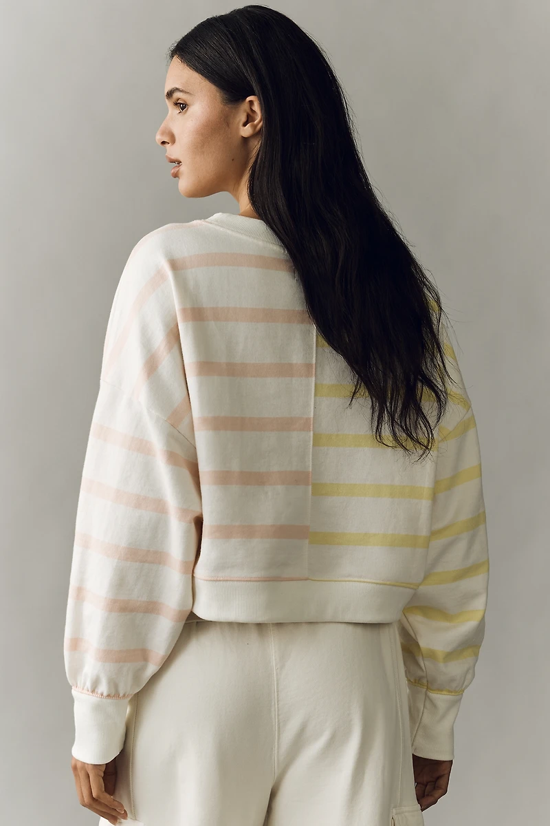 Daily Practice Cotton Stripe Long Sleeve Top