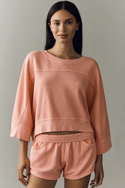 Daily Practice 100% Cotton Curved Oversized Top