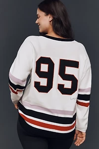 Daily Practice Go Team Embroidered Henley Top