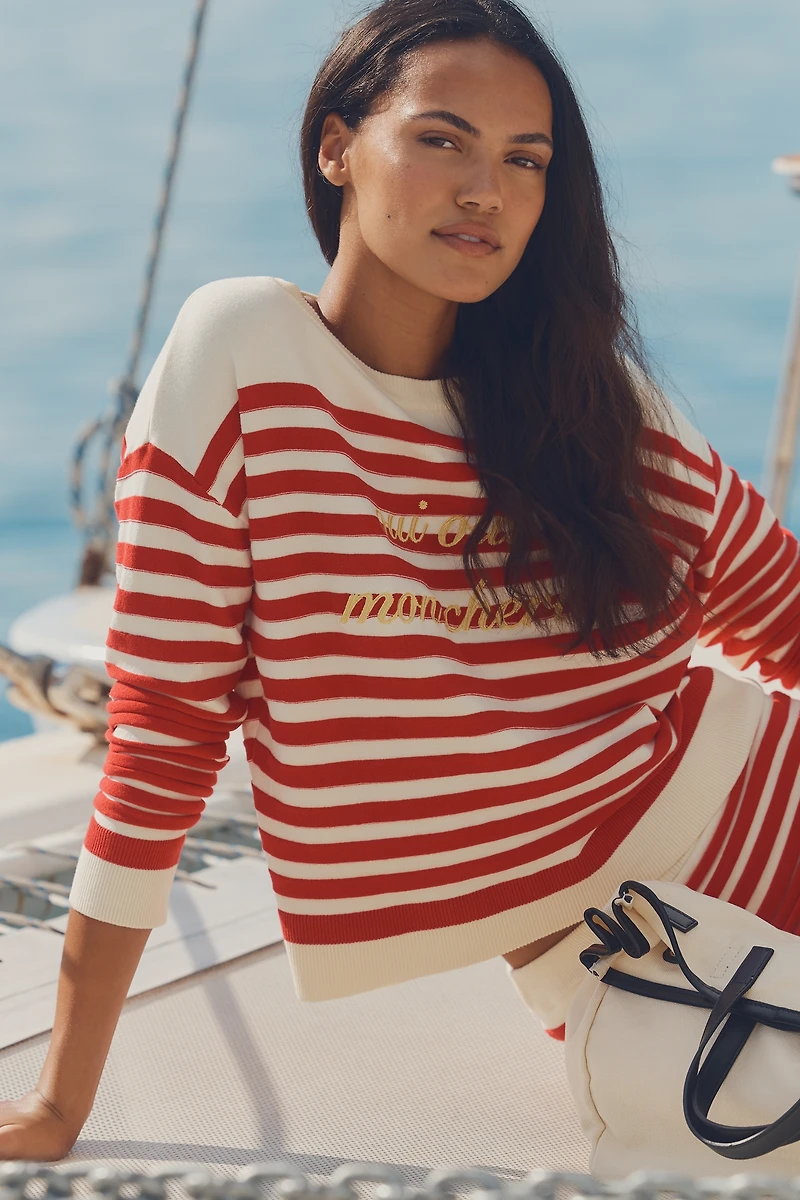 Daily Practice Cherie Boat-Neck Long-Sleeve Top