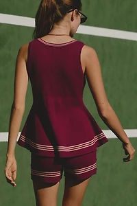 Daily Practice Sleeveless Knit Swing Top