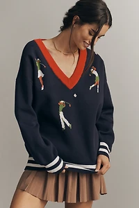 Daily Practice V-Neck Cotton Sweater