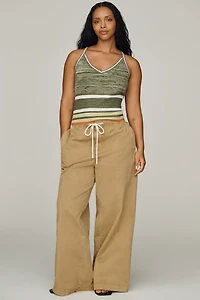 Daily Practice Knit V-Neck Halter Top