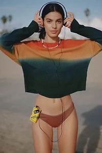 Electric & Rose Ombré Wool Blend Sweater