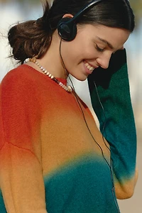 Electric & Rose Ombré Wool Blend Sweater