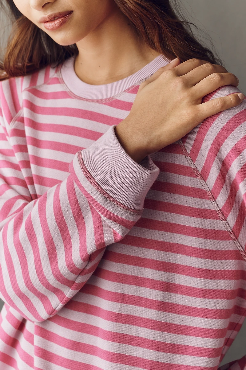 Electric & Rose Long-Sleeve Stripe Pullover