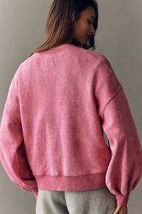 Electric & Rose Balloon-Sleeve Pullover