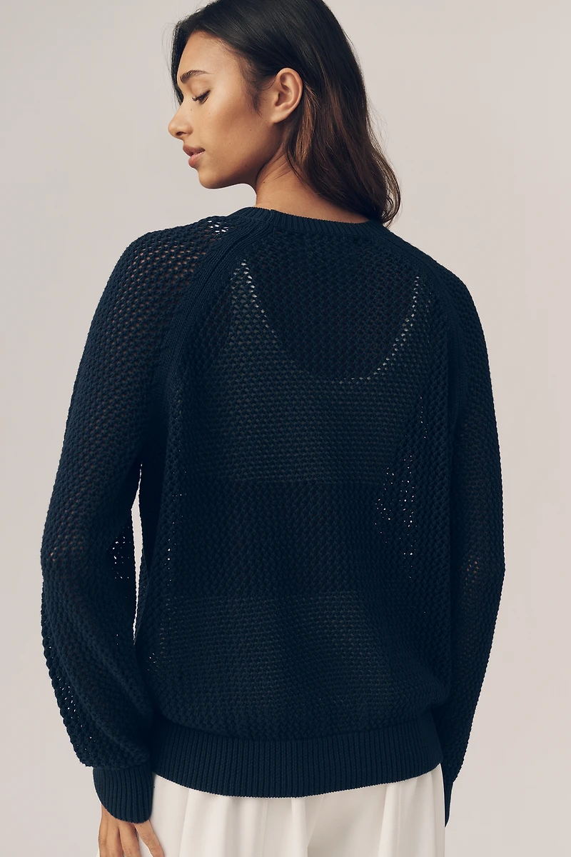 Electric & Rose Long-Sleeve Cotton Pullover