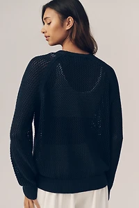 Electric & Rose Long-Sleeve Cotton Pullover