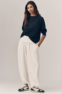 Electric & Rose Long-Sleeve Cotton Pullover