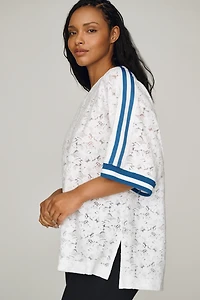 Daily Practice Sheer Lace Tee