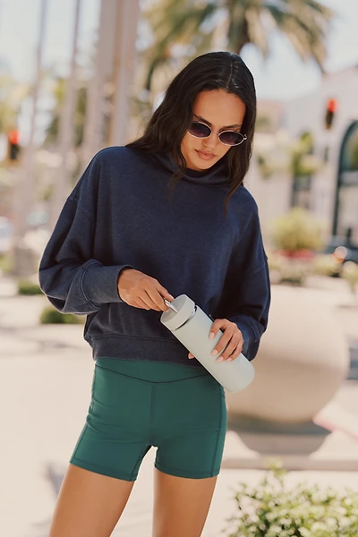 Daily Practice Throw and Go Cropped Long Sleeve Top