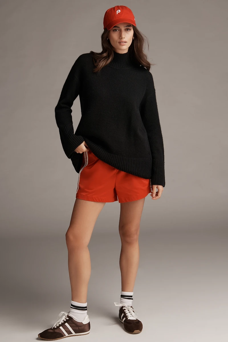 Sweaty Betty Pinnacle Funnel-Neck Wool Blend Sweater