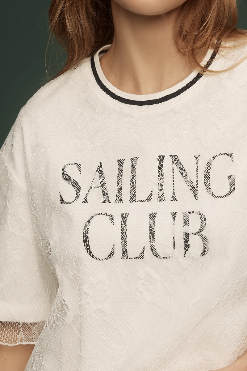Daily Practice Lace Layer T-Shirt