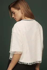Daily Practice Lace Layer T-Shirt