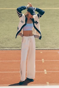 The Wild Collective x Anthro NY Yankees MLB Cotton Cardigan Sweater