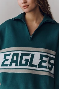 Terez Cotton NFL Quarter-Zip Sweatshirt