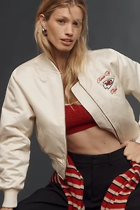 Mitchell & Ness NFL Crop Bomber Jacket