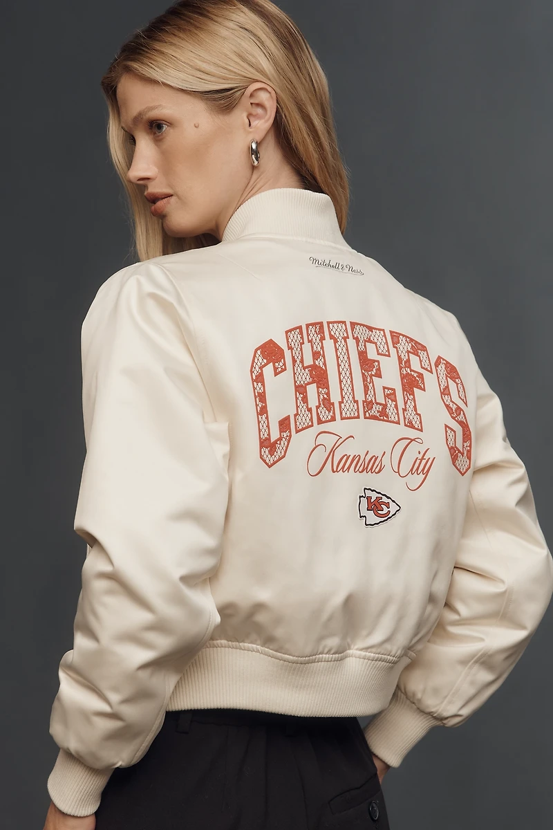 Mitchell & Ness NFL Crop Bomber Jacket