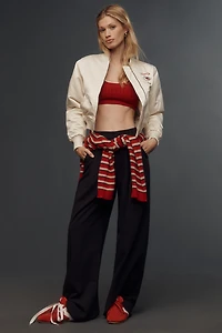 Mitchell & Ness NFL Crop Bomber Jacket