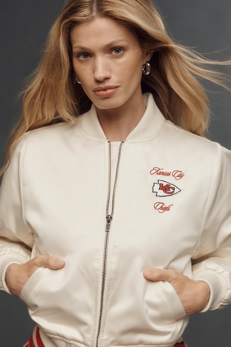 Mitchell & Ness NFL Crop Bomber Jacket