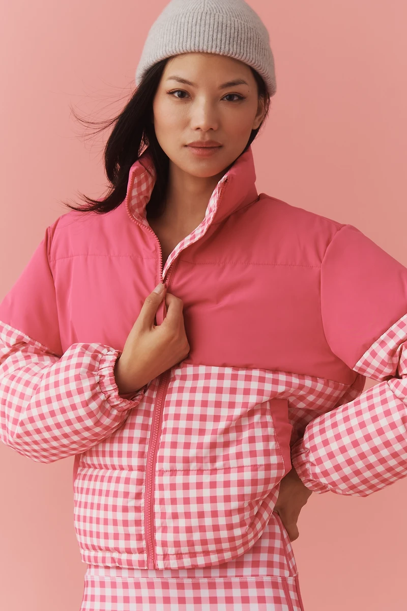 Beach Riot Jojo Bow Puffer Jacket