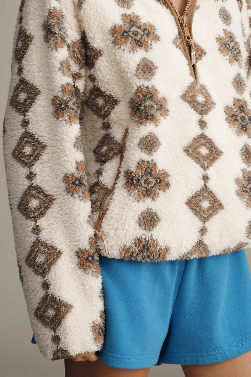 The Upside Harlow Half-Zip Fleece Sweatshirt