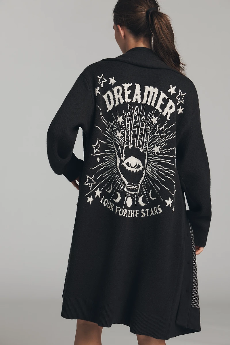 Spiritual Gangster Divine Eye Estelle Cardigan Sweater