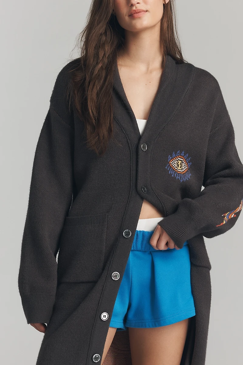 Spiritual Gangster Cosmic Love Estelle Longline Cardigan Sweater