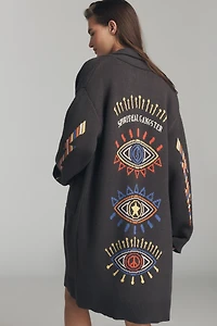 Spiritual Gangster Cosmic Love Estelle Longline Cardigan Sweater