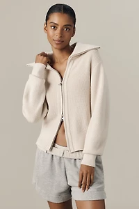 Varley Enrico Ribbed Knit Jacket