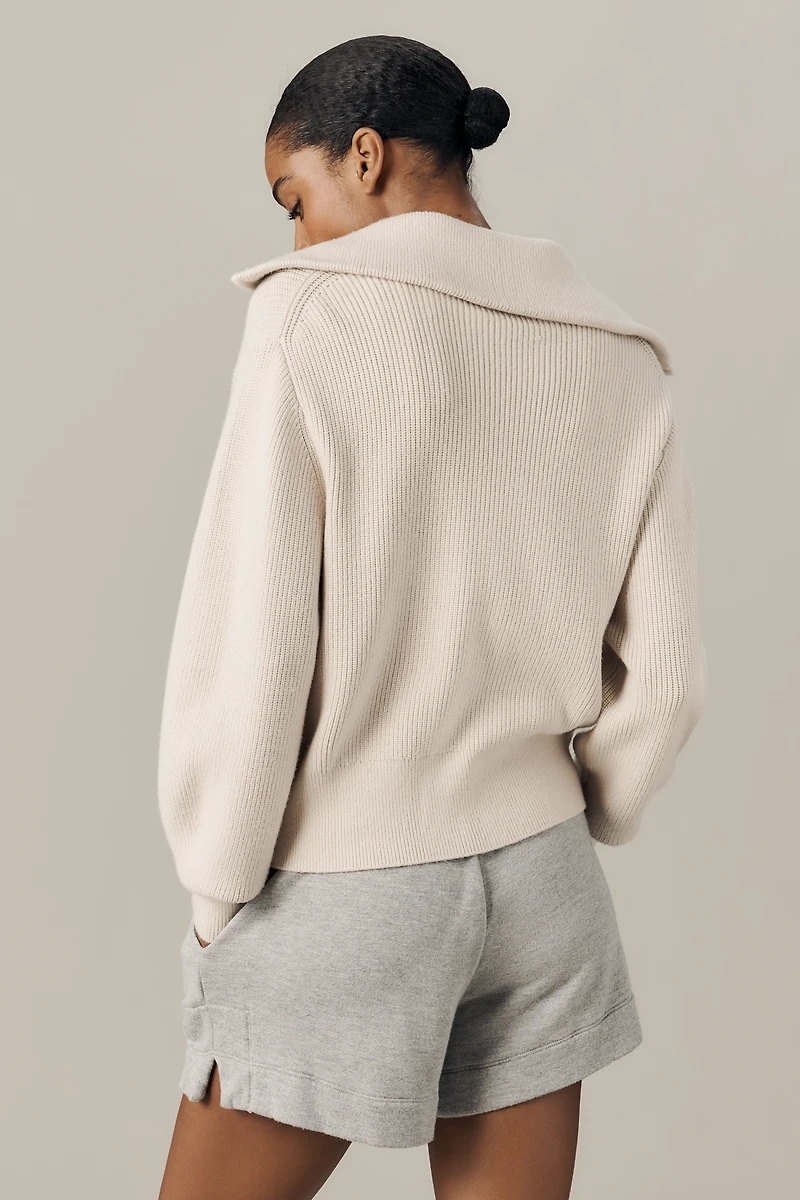 Varley Enrico Ribbed Knit Jacket