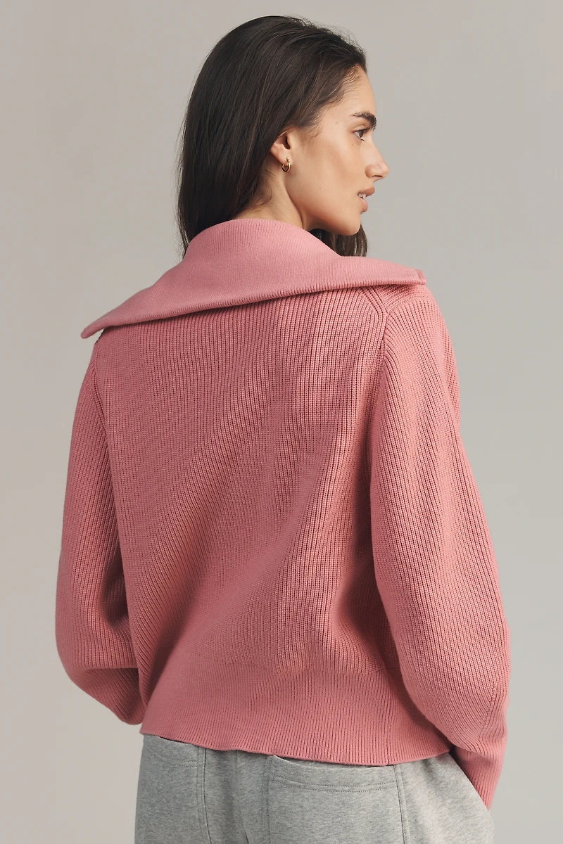 Varley Enrico Ribbed Knit Jacket