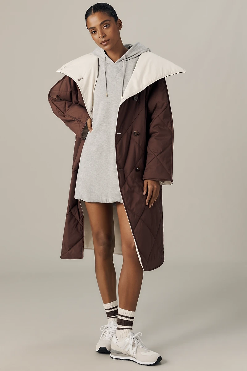 Varley Annalise Reversible Long Jacket