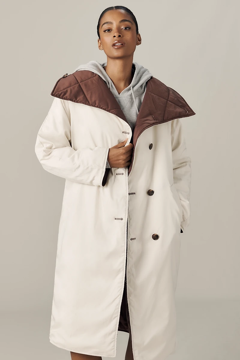 Varley Annalise Reversible Long Jacket
