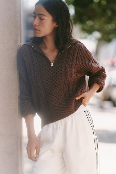 Varley Camello Long-Sleeve Wool Blend Top
