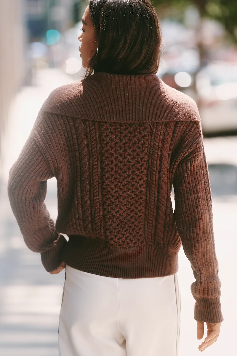Varley Camello Long-Sleeve Wool Blend Top