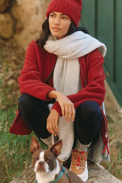 Varley Marina Collarless Fleece Jacket