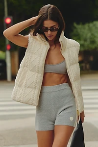 Varley Irina Cable-Knit Gilet Vest