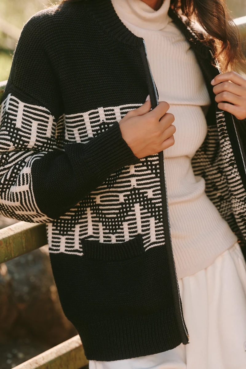 Varley Linnea Fairisle Knit Jacket