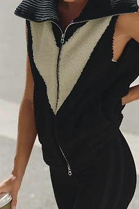 Varley Caspian Sherpa Fleece Gilet Vest