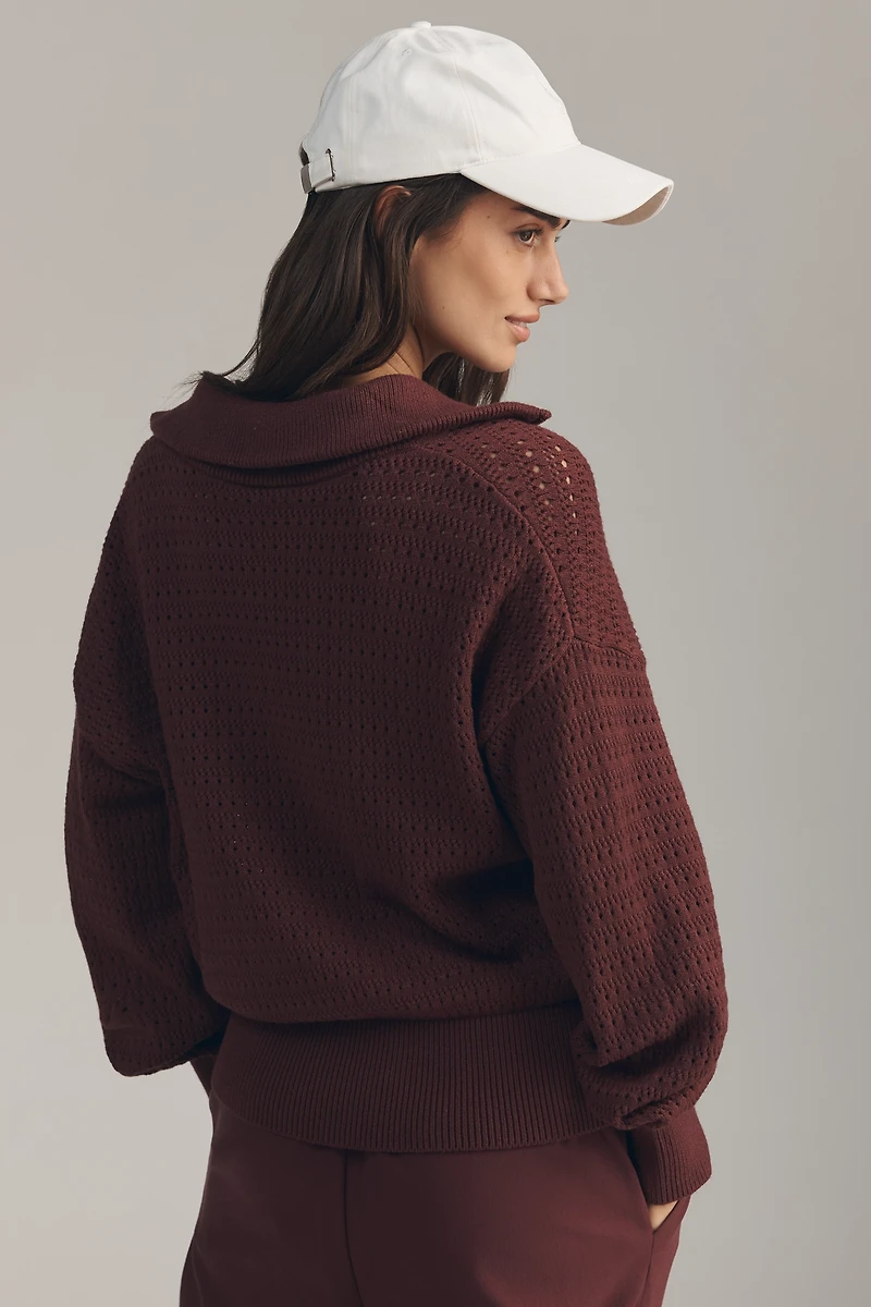 Varley Darla Half-Zip Knit Pullover