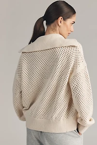 Varley Myrtle Buttondown Knit Top