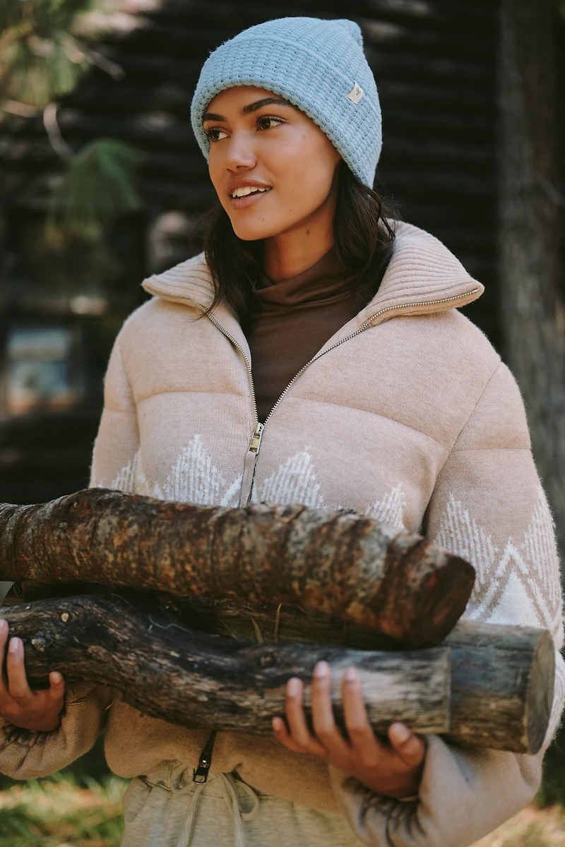 Varley Belinda Knit Puffer Jacket