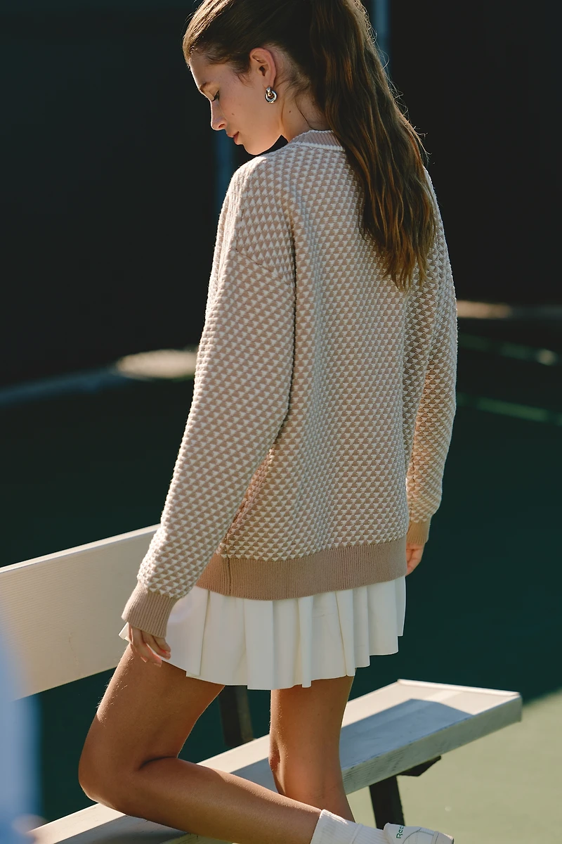 Varley Tarran Long-Sleeve Cardigan Sweater