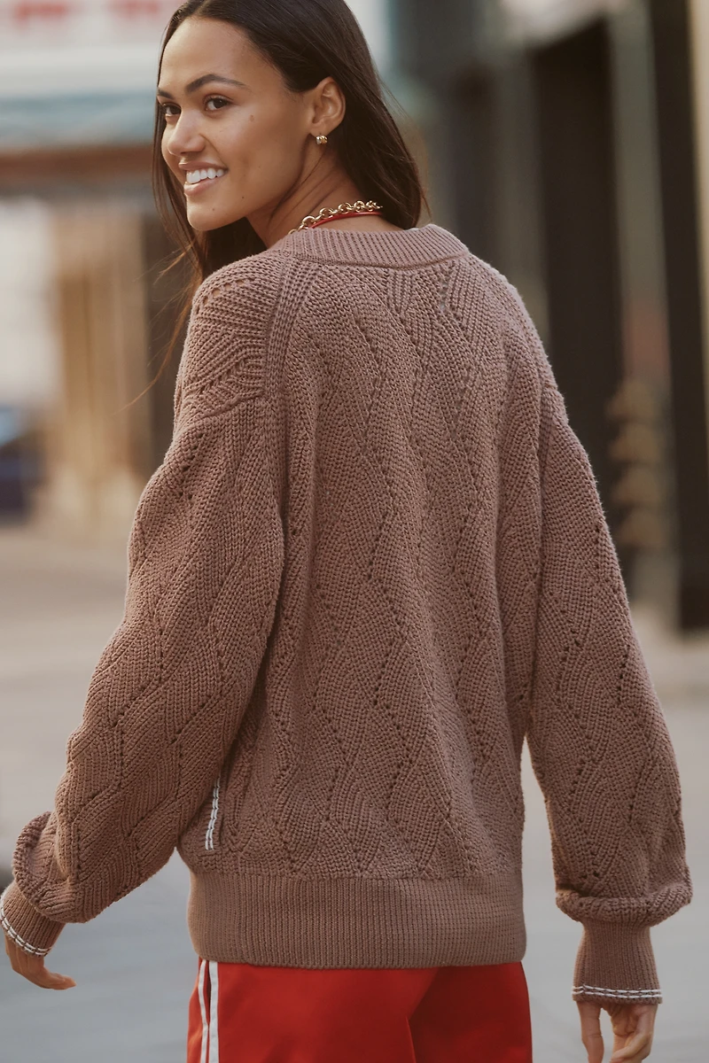 Varley Cotton Venner Knit Cardigan